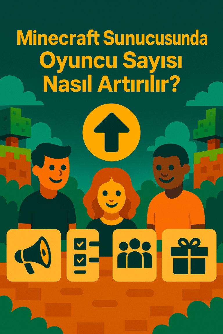 🎯 Minecraft Sunucusunda Oyuncu Sayısı Nasıl Artırılır?
