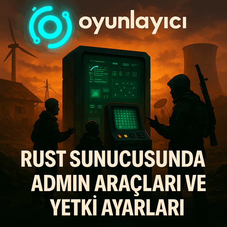 🛡️ Rust Sunucusunda Admin Araçları ve Yetki Ayarları