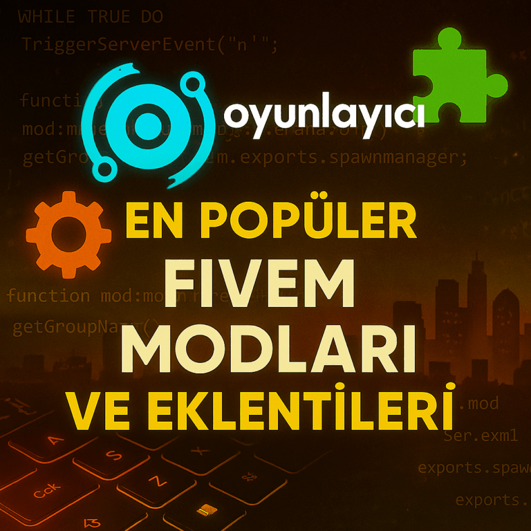 🧩 En Popüler FiveM Modları ve Eklentileri