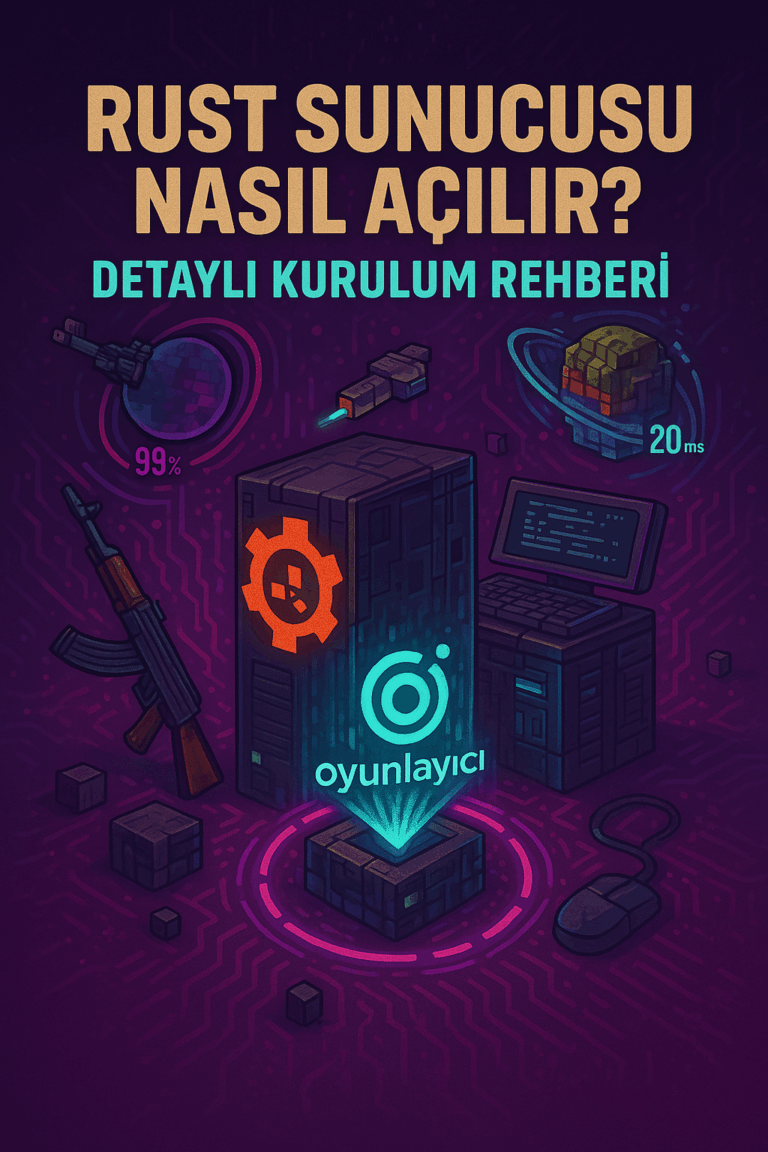 🔧 Rust Sunucusu Nasıl Açılır? Detaylı Kurulum Rehberi